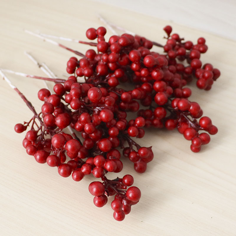 Artificial Berry Branch Decora - огляд і ціна Christmas Wreath Fake