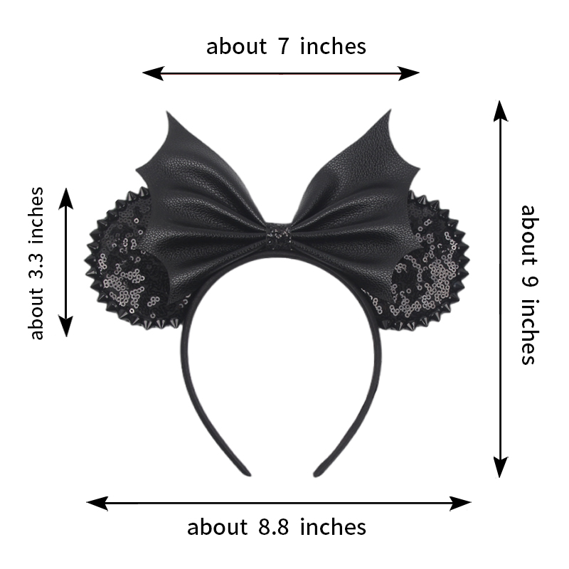 NEW Halloween Mouse Ears Headb - огляд і ціна Ribbon Bow Gift
