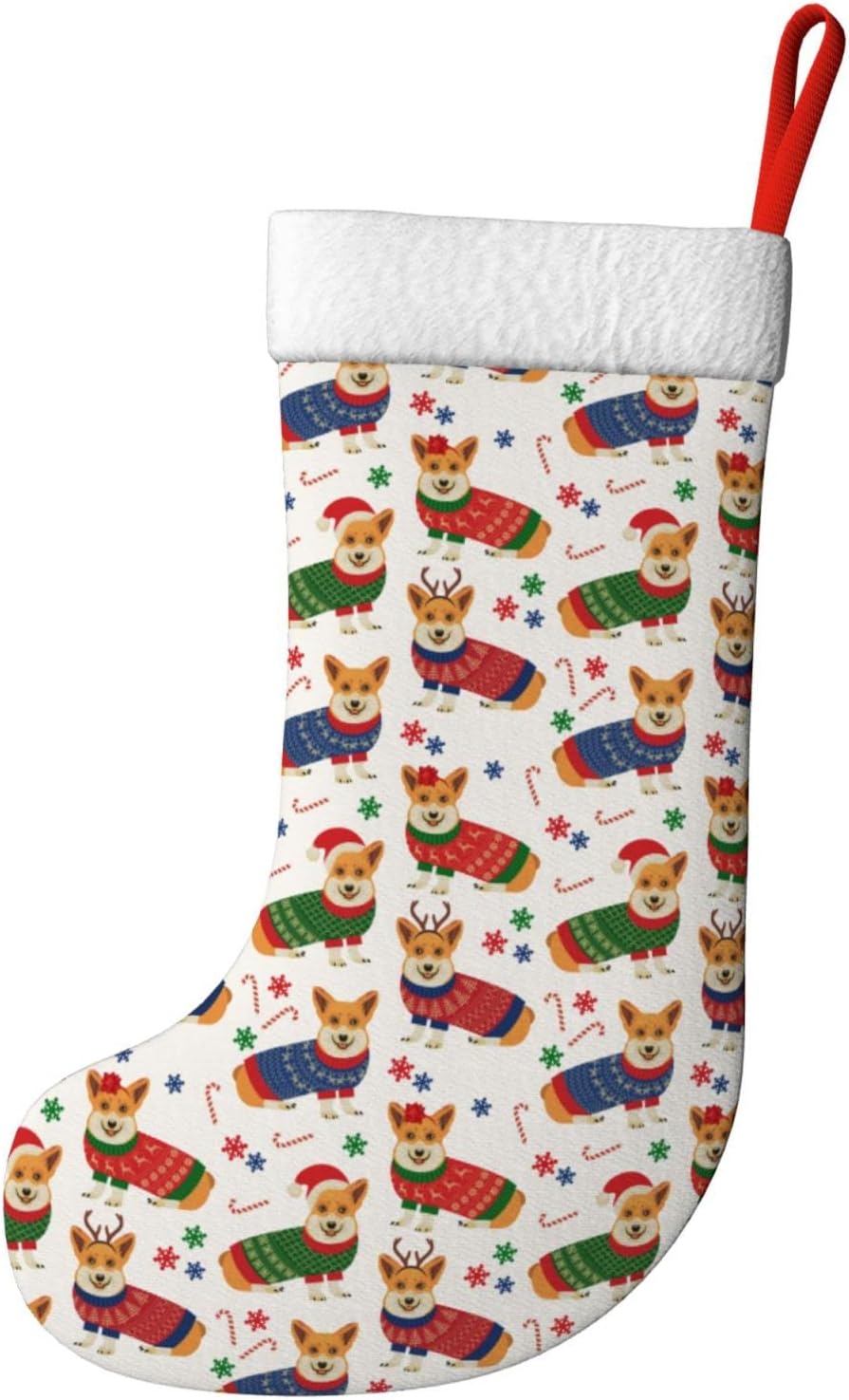Christmas Corgi Dog Christmas  - огляд і ціна Christmas Stocking Hanging