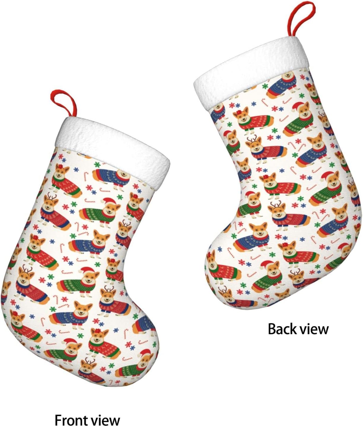 Christmas Corgi Dog Christmas  - огляд і ціна Christmas Stocking Hanging