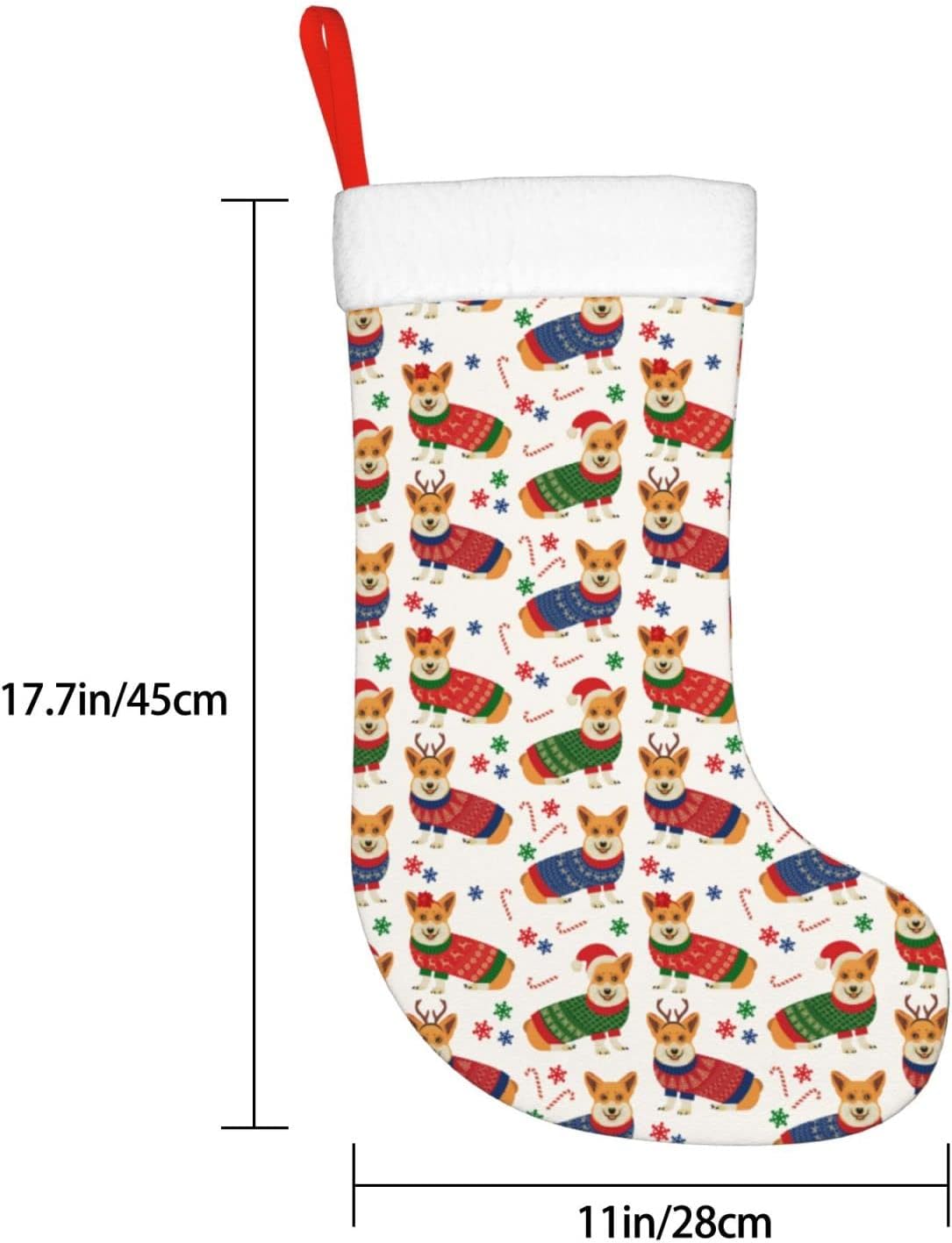 Christmas Corgi Dog Christmas  - огляд і ціна Christmas Stocking Hanging