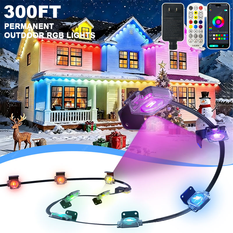 Permanent Outdoor Eave Lights  - огляд і ціна Led Fairy String Lights