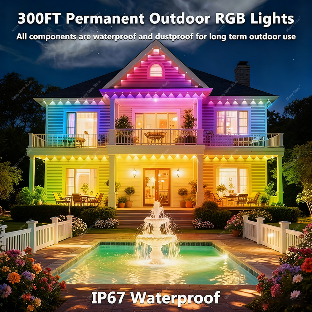 Permanent Outdoor Eave Lights  - огляд і ціна Led Fairy String Lights