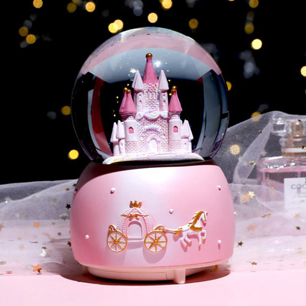 1Pcs Music Snow Globe Desktop  - огляд і ціна Snow Globe Musical