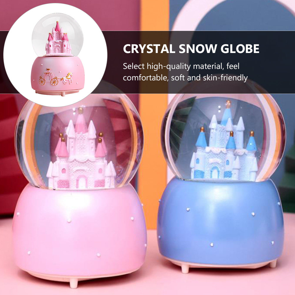 1Pcs Music Snow Globe Desktop  - огляд і ціна Snow Globe Musical