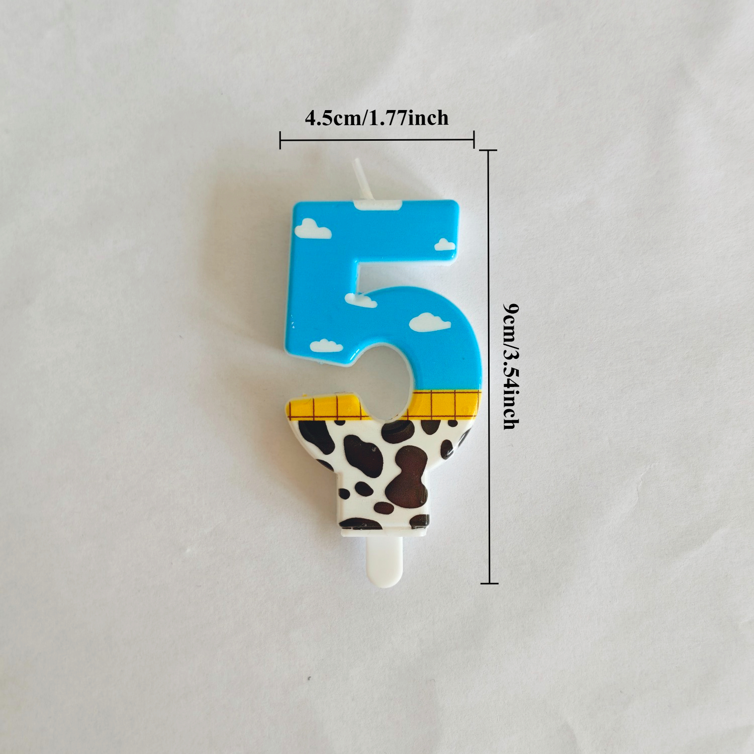 1PC,Number 1-9Blue Sky and Whi - огляд і ціна Holiday Candle Set
