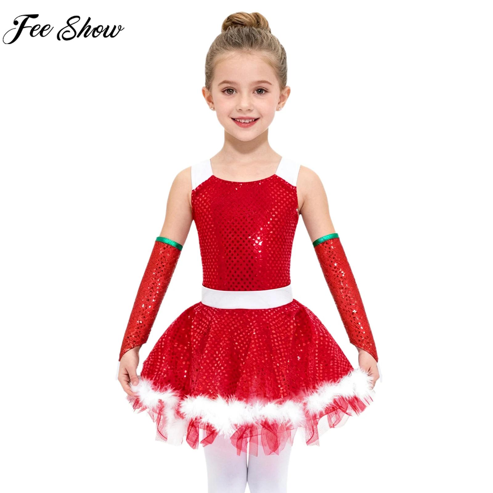 Kids Girls Christmas Figure Sk - огляд і ціна Elf Costume Christmas