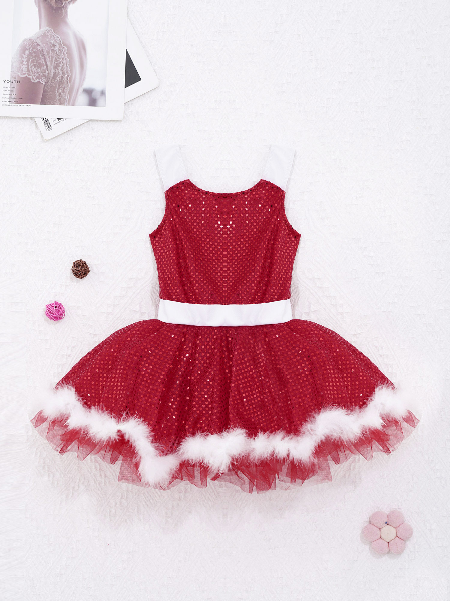 Kids Girls Christmas Figure Sk - огляд і ціна Elf Costume Christmas