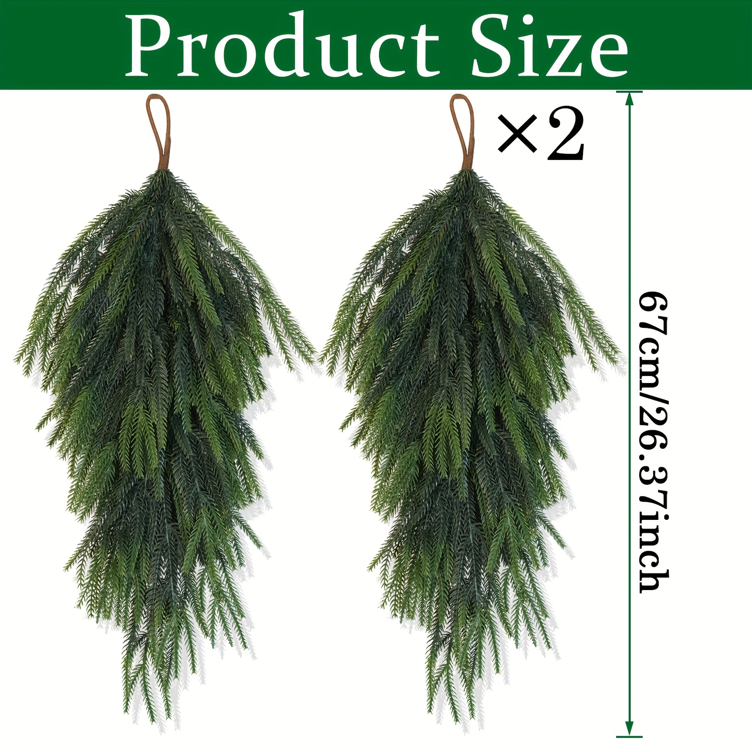 4pcs/2pcs Artificial Pine Need - огляд і ціна Christmas Tree Artificial