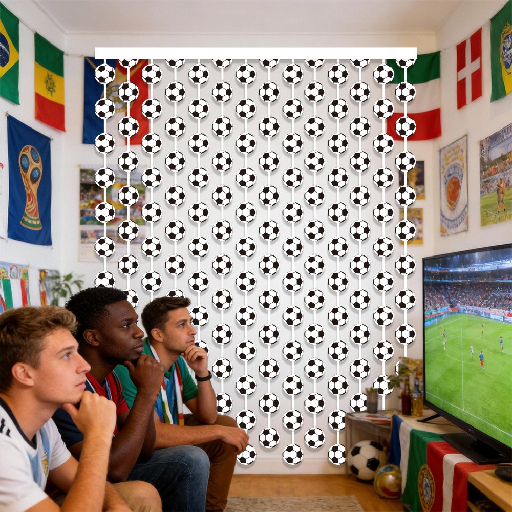 Soccer Football Theme Rain Cur - огляд і ціна Tinsel Garland Decoration