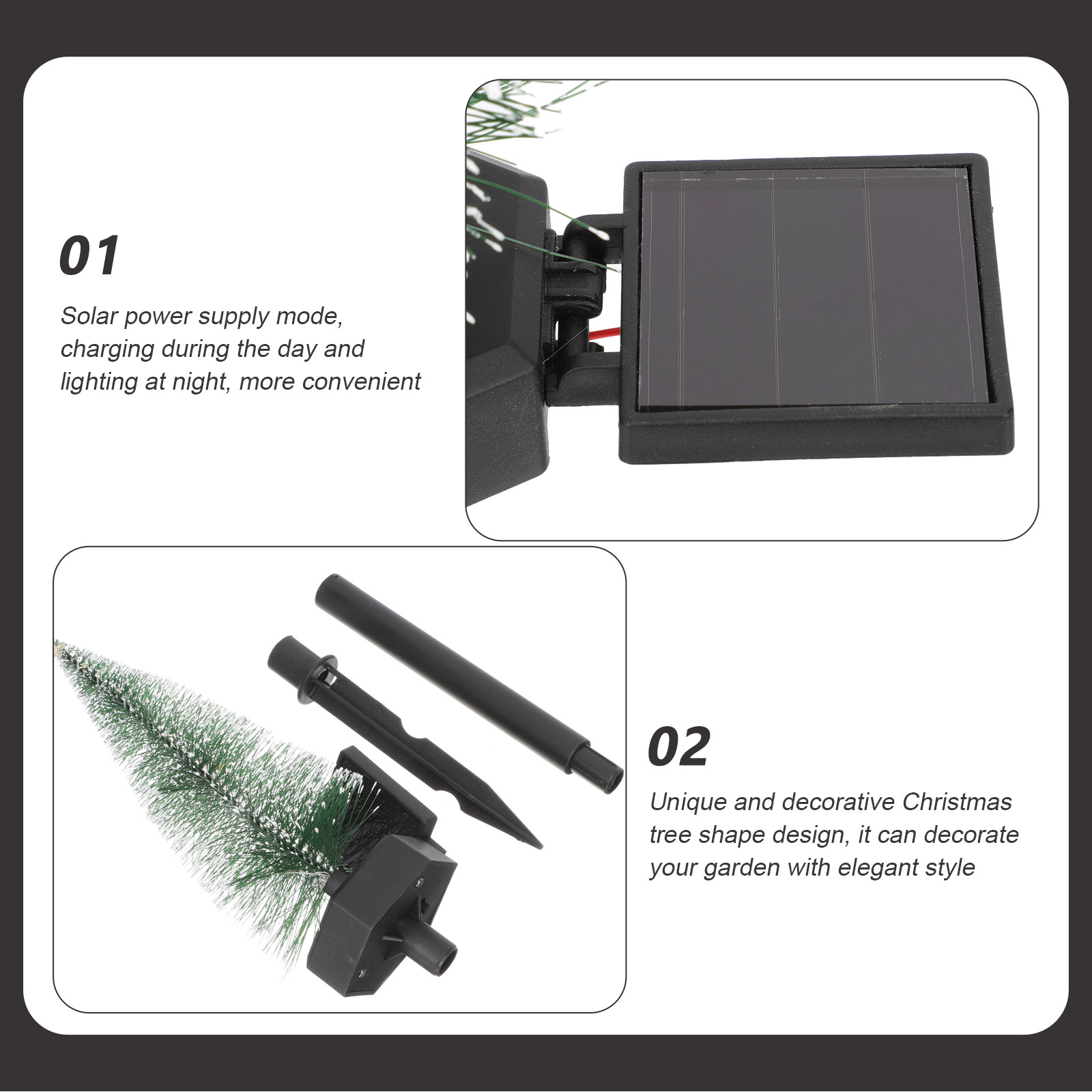 Outdoor Waterproof Garden Sola - огляд і ціна Christmas Lights Outdoor