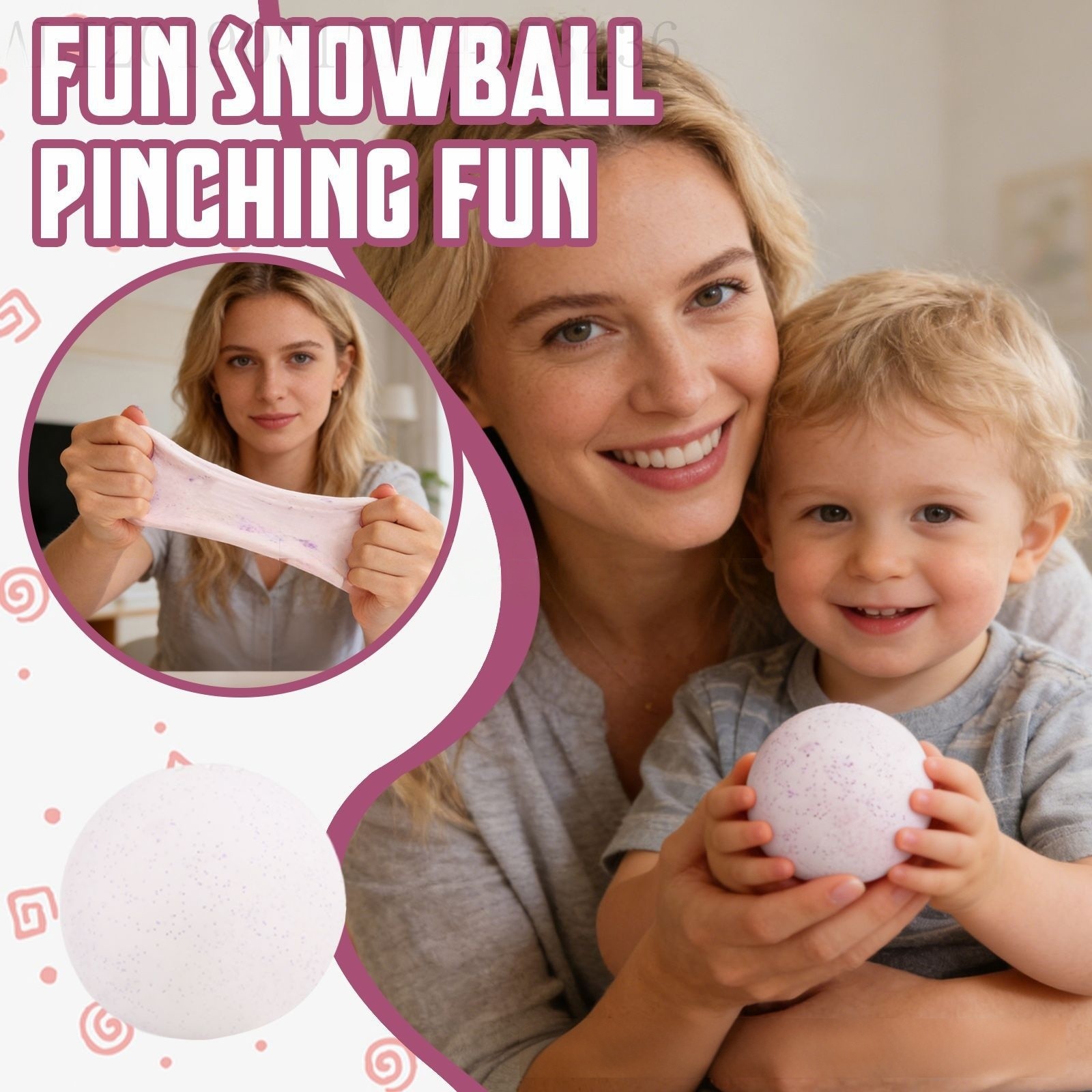New Fun NeeDoh Snow Ball Crunc - огляд і ціна Snow Globe Musical