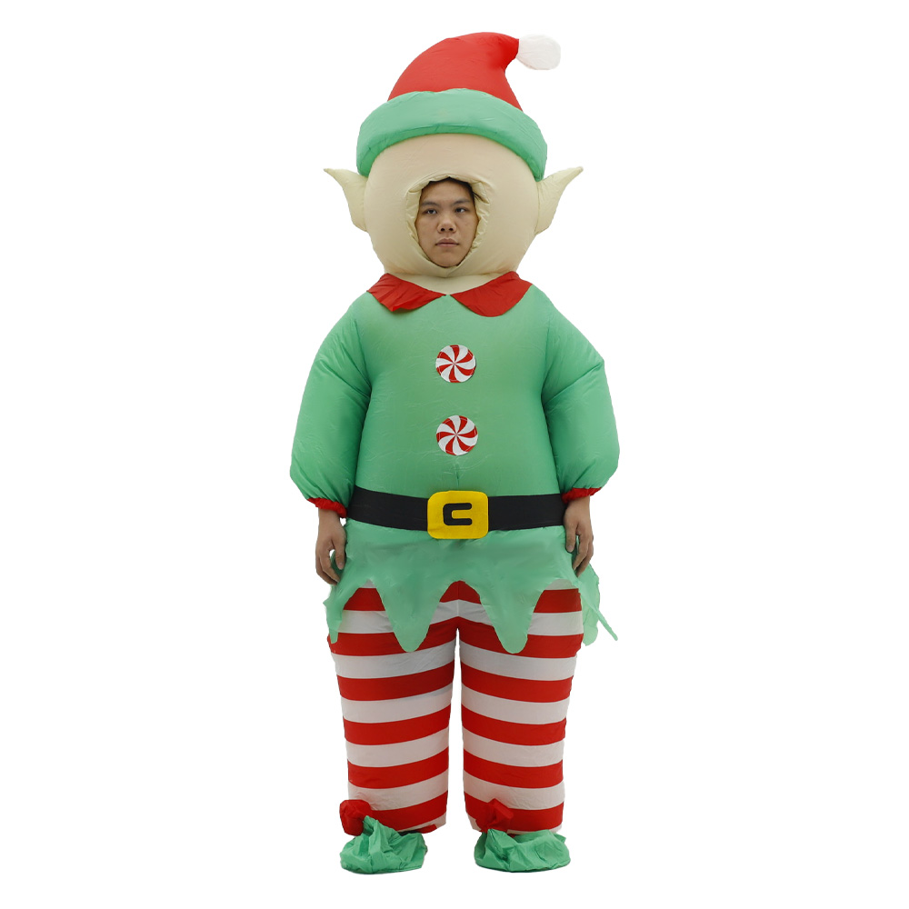 Christmas Elf Inflatable Costu - огляд і ціна Elf Costume Christmas
