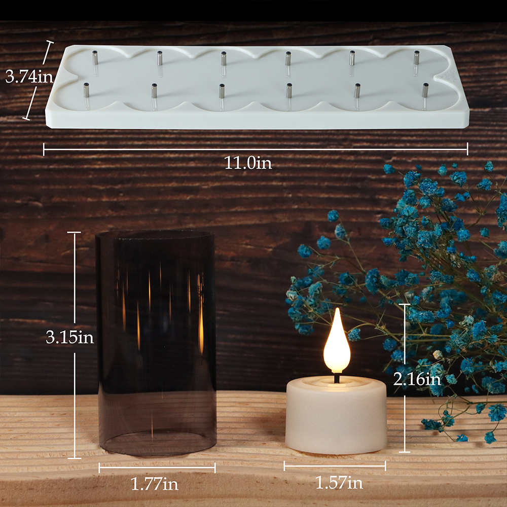 LED Candle Light Rechargeable  - огляд і ціна Holiday Candle Set