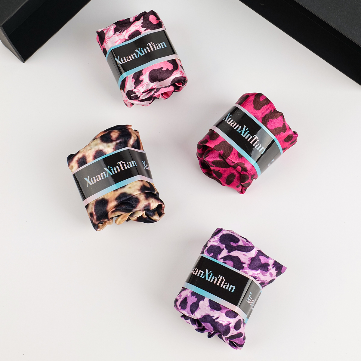 4PCS Mystery Hair Bonnet Gift  - огляд і ціна Gift Box Wrap Set