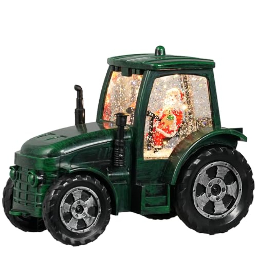 Christmas Snow Globe Tractor S - огляд і ціна Snow Globe Musical