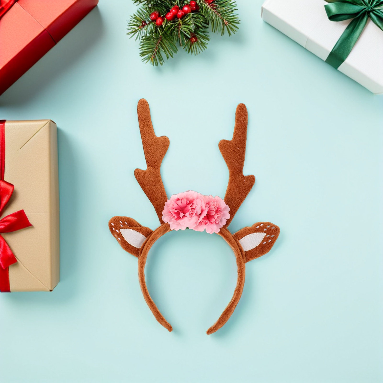 Reindeer Antlers Headband Chri - огляд і ціна Reindeer Antlers Headband