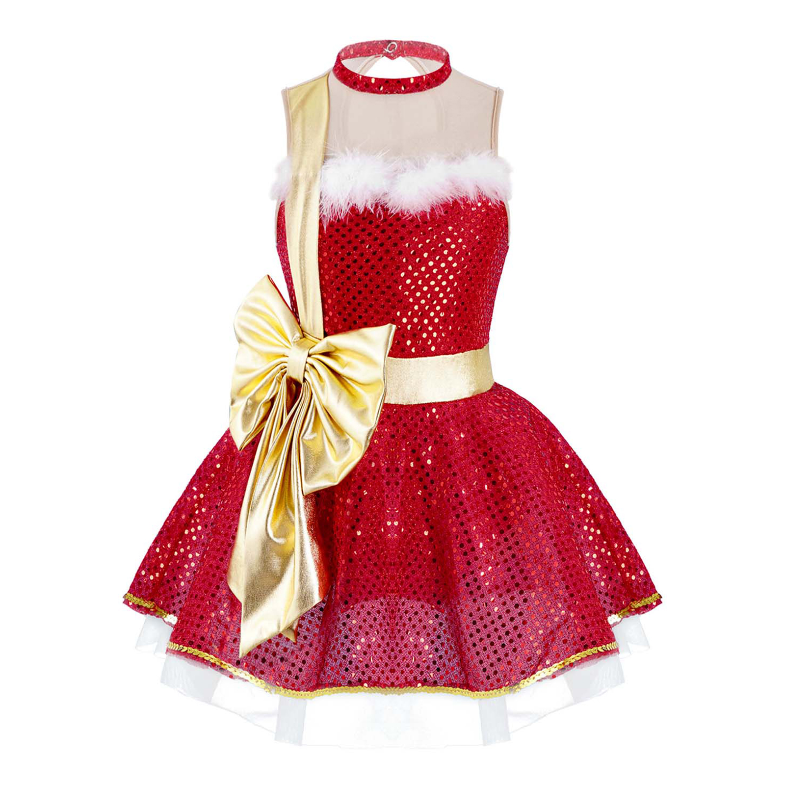 Kids Girls Christmas Xmas Elf  - огляд і ціна Elf Costume Christmas