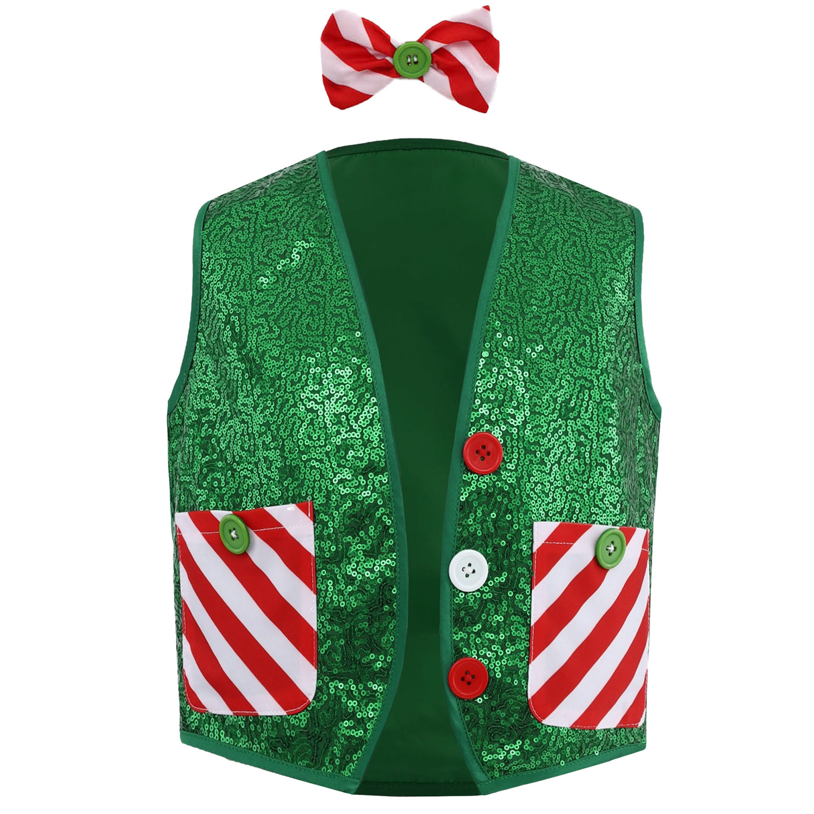 Boys Girls Christmas Shiny Seq - огляд і ціна Elf Costume Christmas