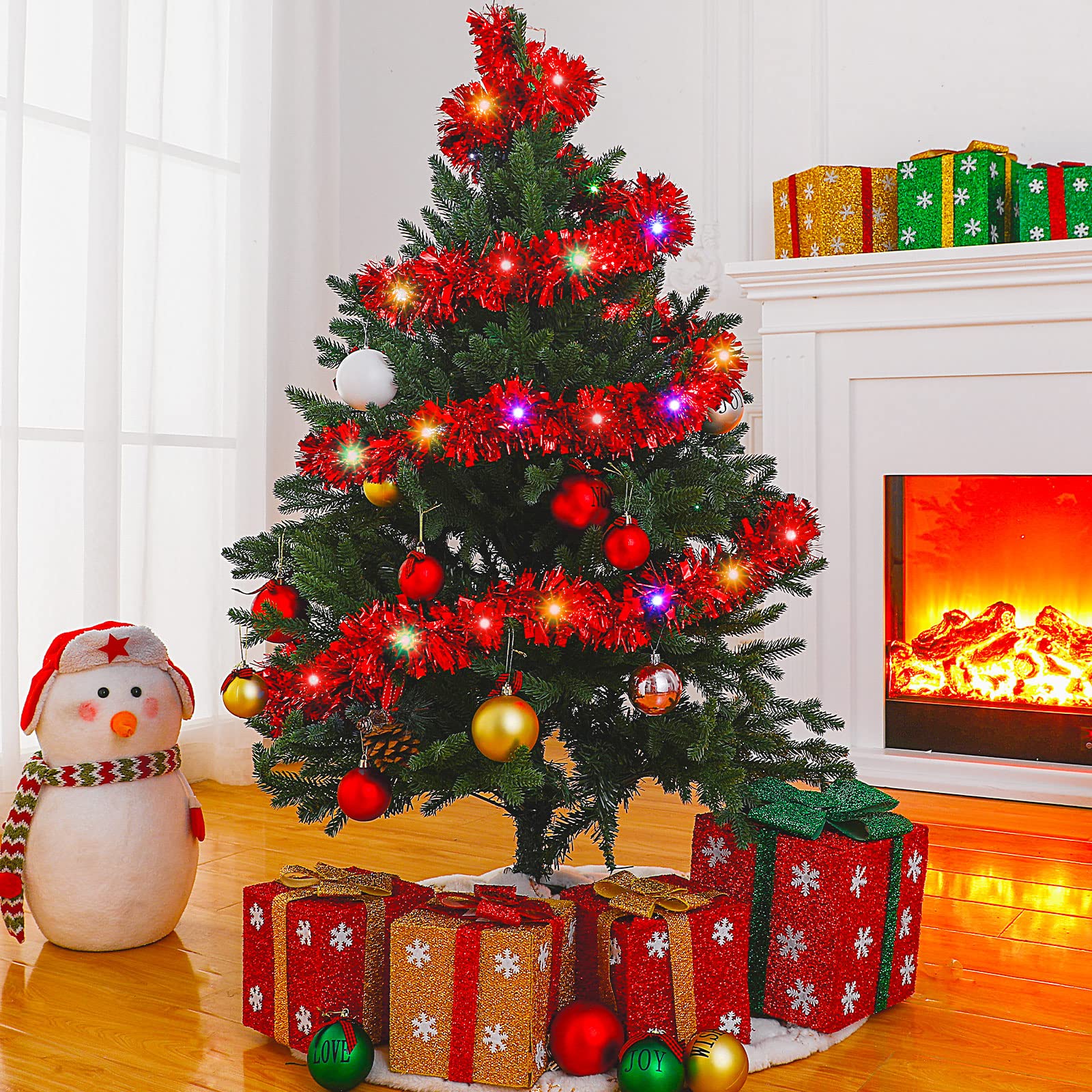 1/3pcs 5M Christmas Tinsel Gar - огляд і ціна Tinsel Garland Decoration