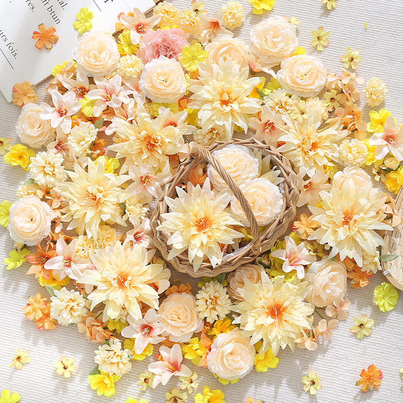 20/50Pcs Mix Yellow Artificial - огляд і ціна Christmas Wreath Fake