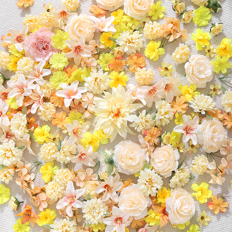 20/50Pcs Mix Yellow Artificial - огляд і ціна Christmas Wreath Fake