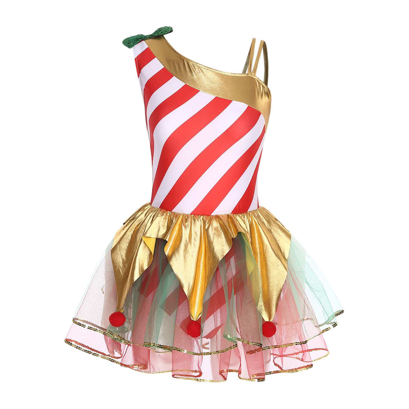 Women Christmas Candy Cane Dre - огляд і ціна Elf Costume Christmas