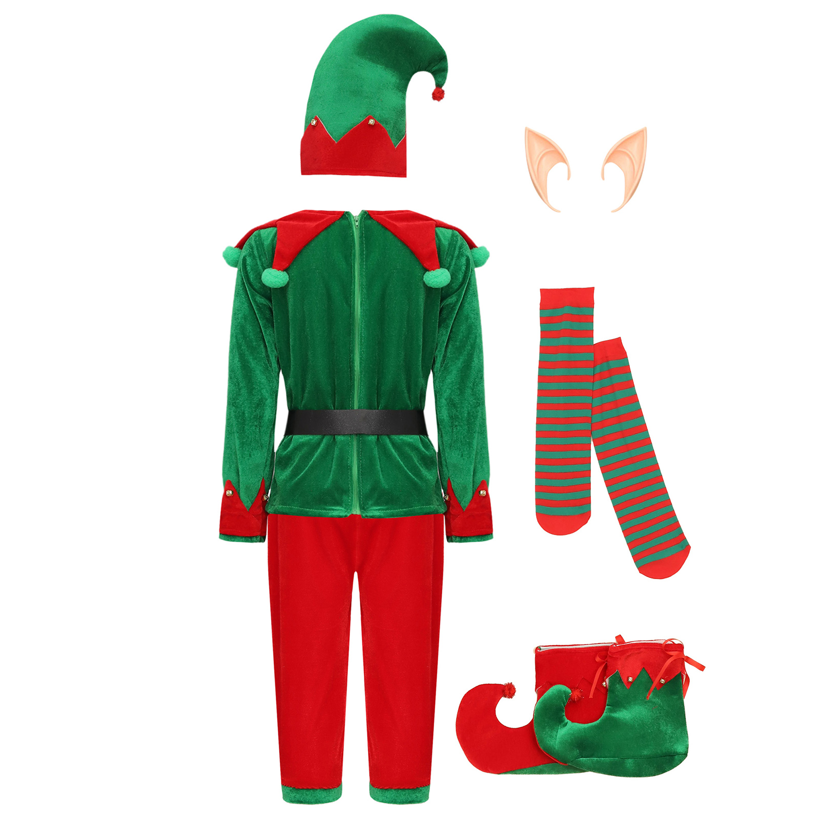 Boys Christmas Santa Claus Cos - огляд і ціна Elf Costume Christmas