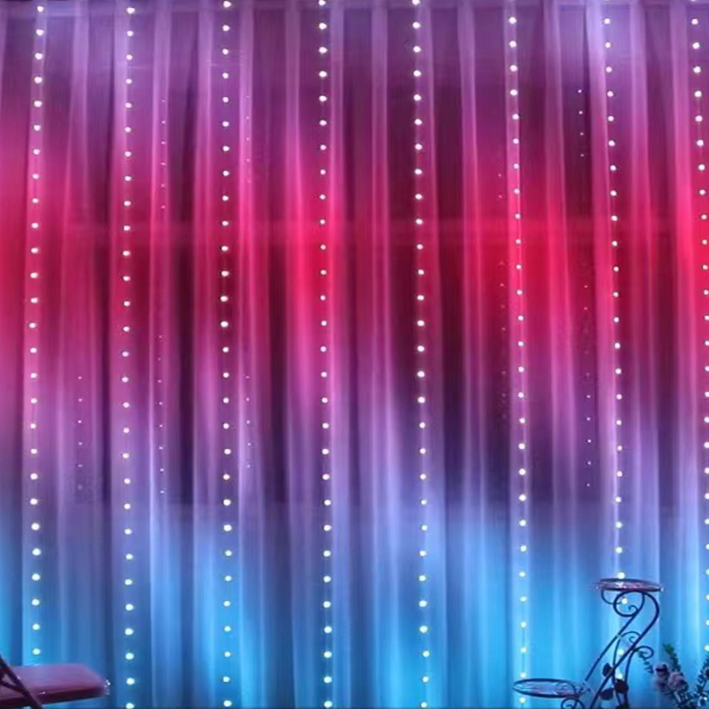 3M RGB Smart LED Curtain Light - огляд і ціна Christmas Lights Outdoor