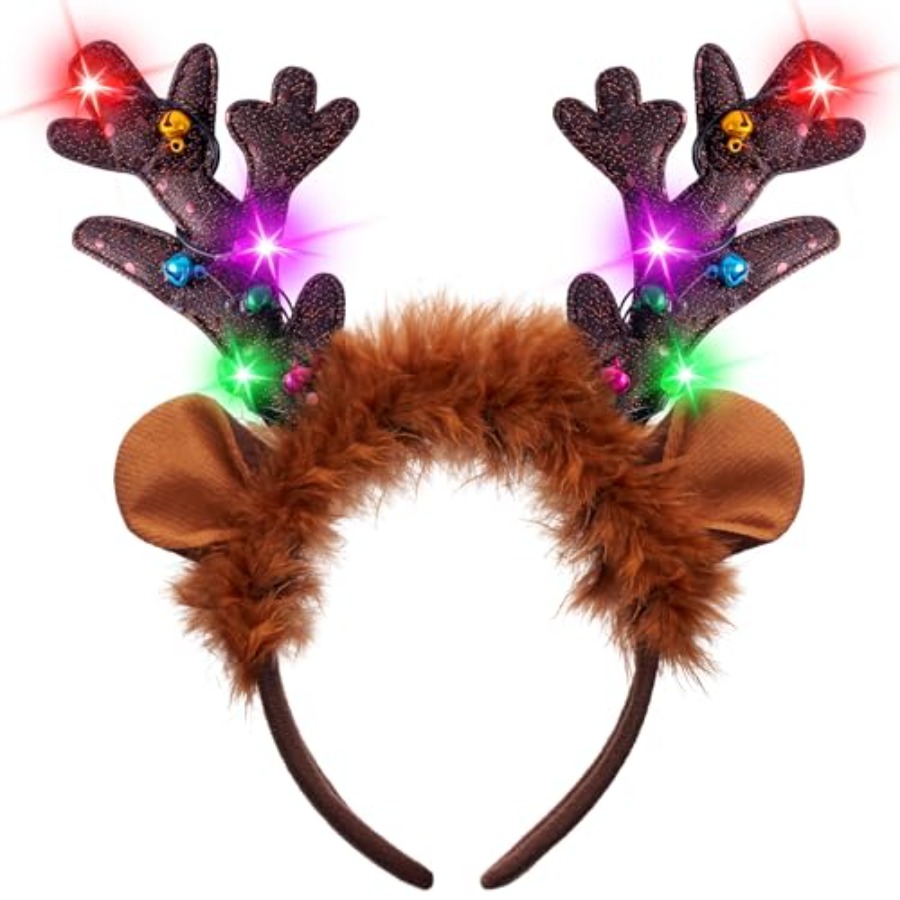 JOYIN Christmas 4PCS Reindeer  - огляд і ціна Reindeer Antlers Headband