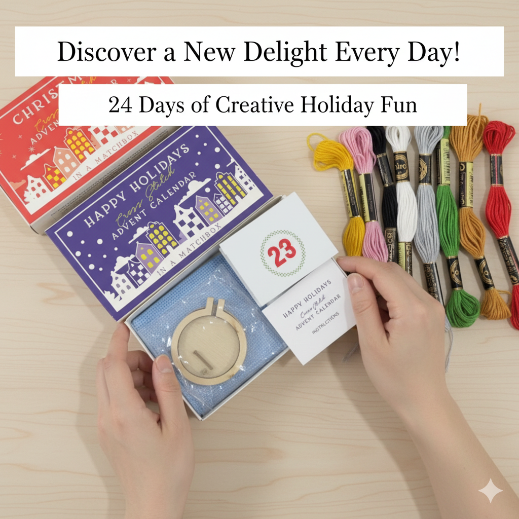 24 Days Countdown Cross Stitch - огляд і ціна Advent Calendar Gift