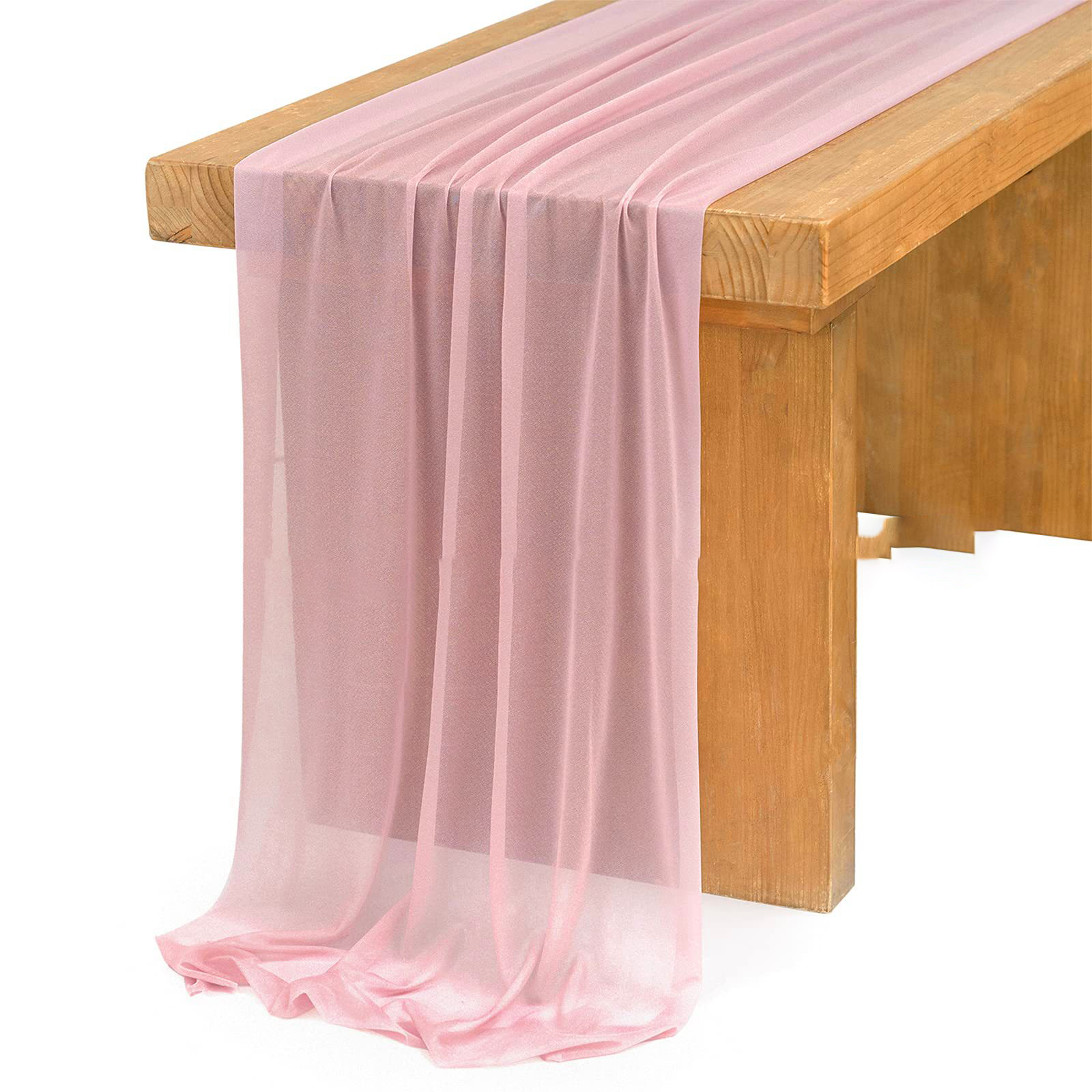 Beige Table Runner Chiffon Tab - огляд і ціна Christmas Table Runner