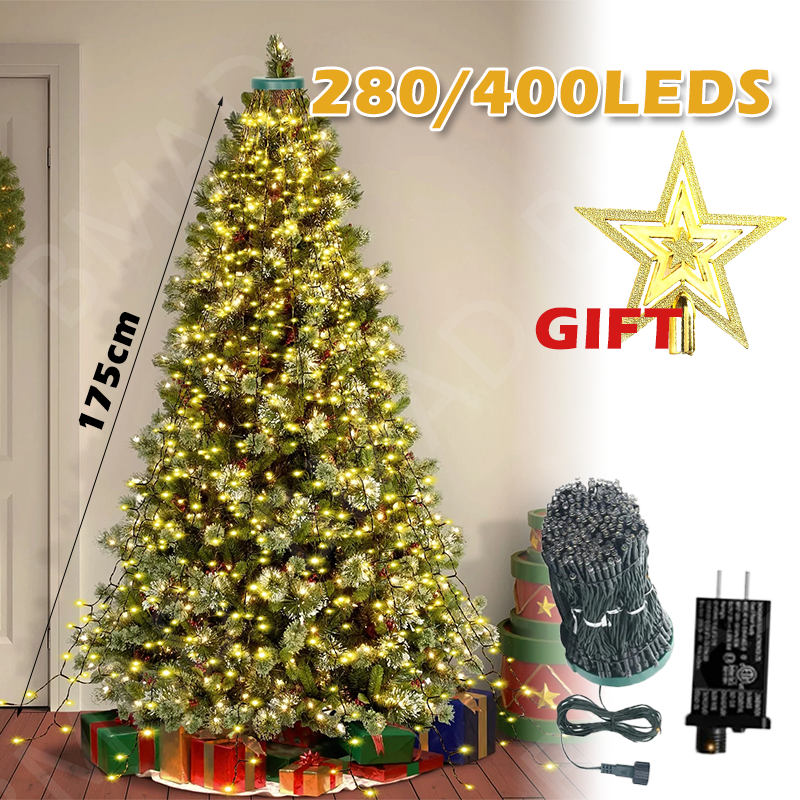 Christmas Tree Waterfall Light - огляд і ціна Star Tree Topper