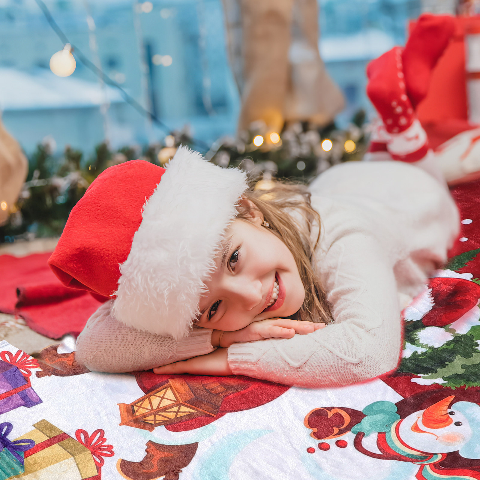 Charming Christmas Throw Blank - огляд і ціна Christmas Throw Blanket
