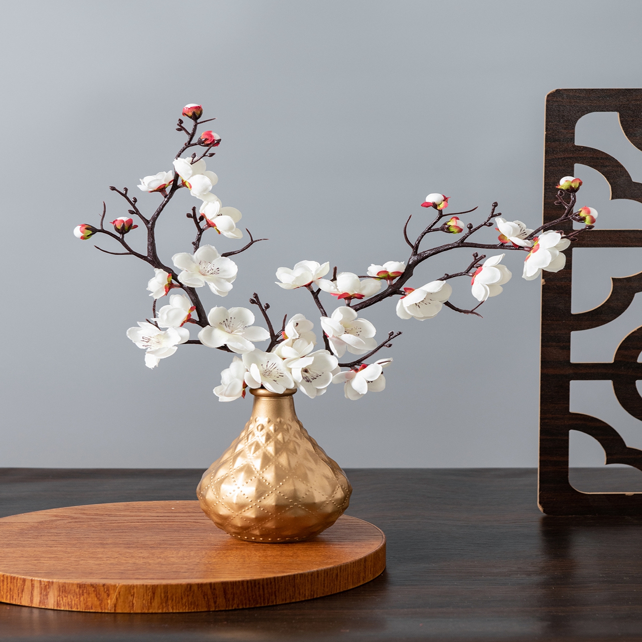Artificial Flower Spring Plum  - огляд і ціна Christmas Wreath Fake
