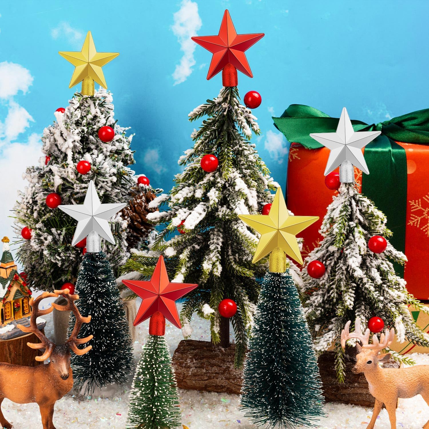 Mini Christmas Tree Topper Sma - огляд і ціна Star Tree Topper