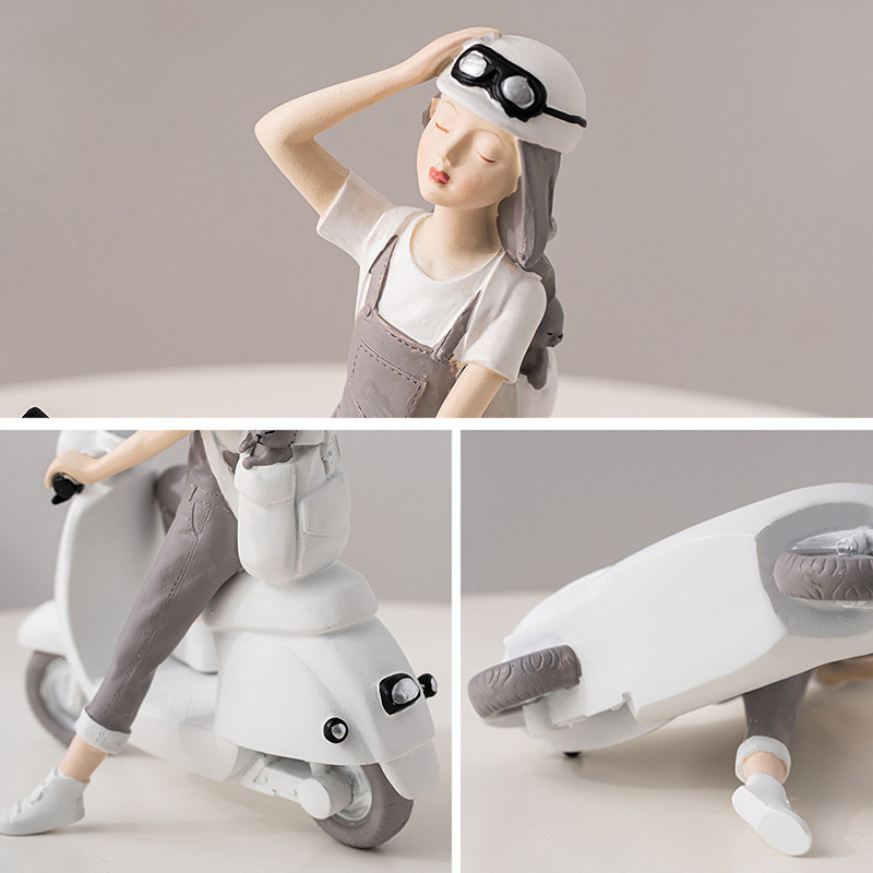 Creative Nordic Cute Girl Resi - огляд і ціна Nutcracker Figurine