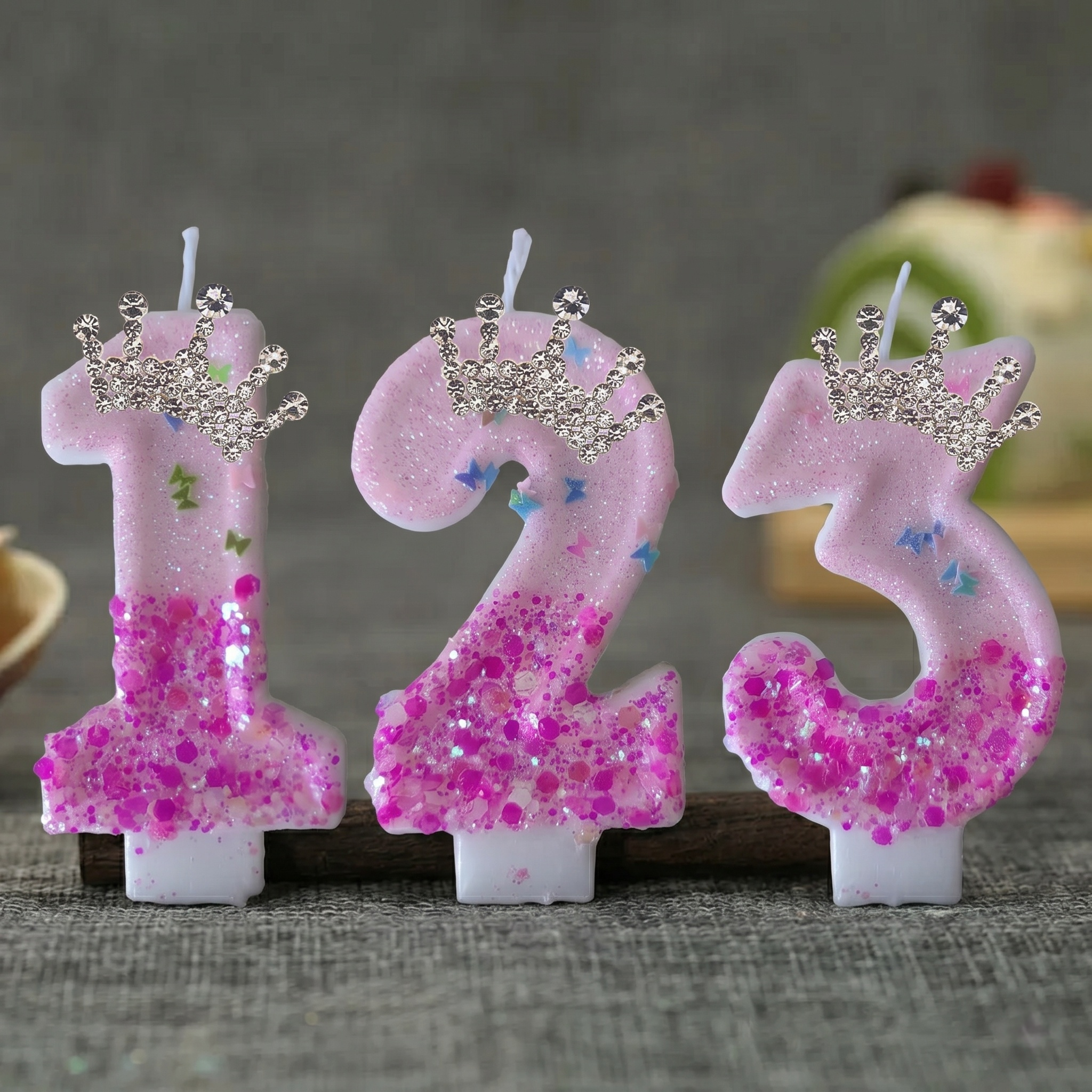 Pink Rose Red Sequins Dual Col - огляд і ціна Holiday Candle Set