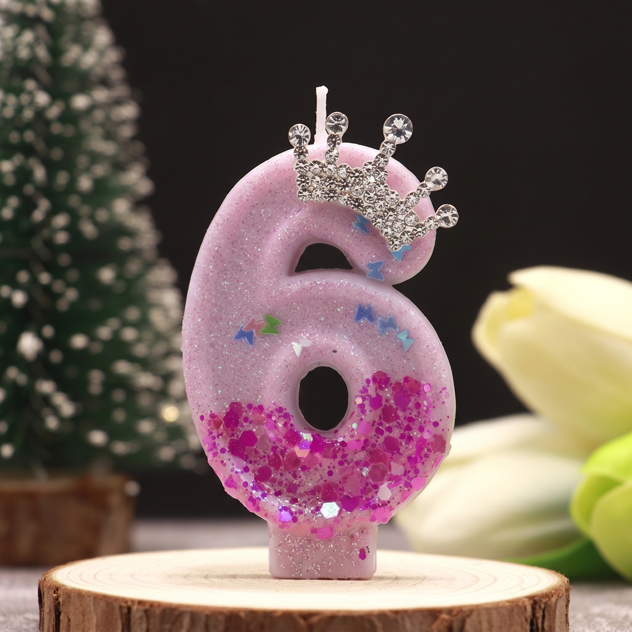Pink Rose Red Sequins Dual Col - огляд і ціна Holiday Candle Set
