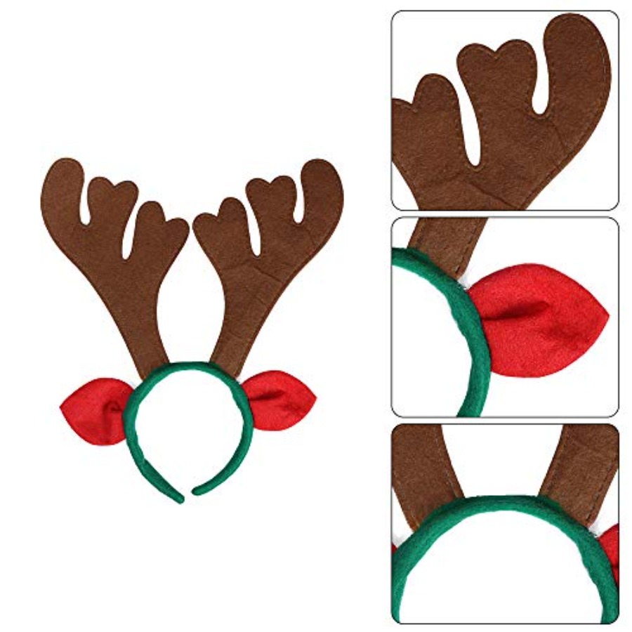 Max Fun 12Pcs Christmas Reinde - огляд і ціна Reindeer Antlers Headband